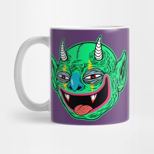 Green Gargoyle Clown Mug